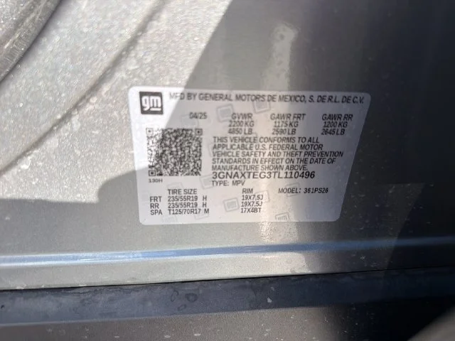 Used 2026 Sterling Gray Metallic Chevrolet RS image 16