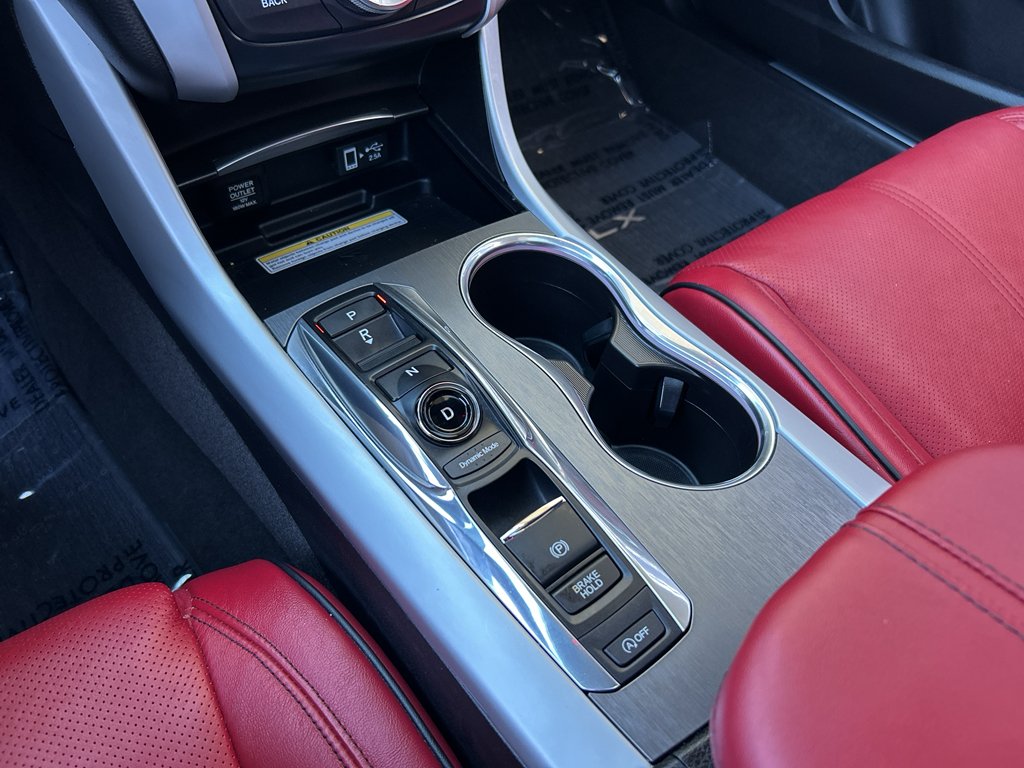 Used 2019 Crystal Black Pearl Acura w/A-Spec Pkg Red Leather image 24