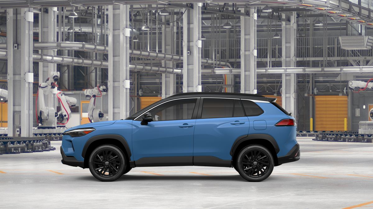 New 2026 Cavalry Blue with Jet Black roof Toyota Hybrid XSE image 4