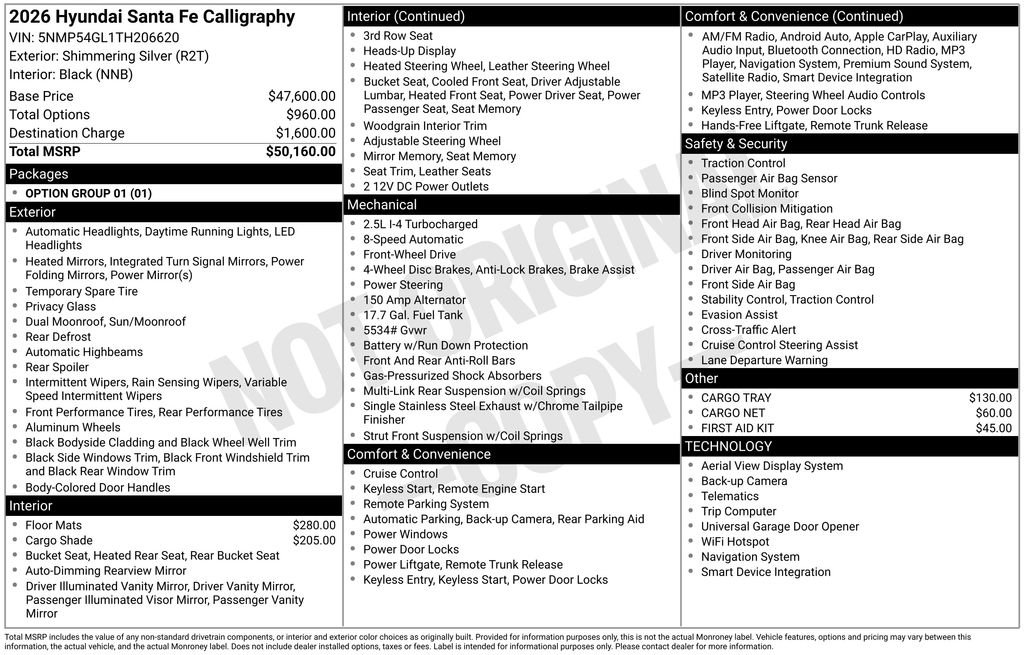 New 2026 Silver Hyundai Calligraphy FWD image 23
