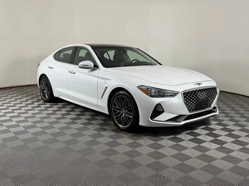 Used 2019 GENESIS G70 Advanced with VIN KMTG34LAXKU037975 for sale in Champaign, IL