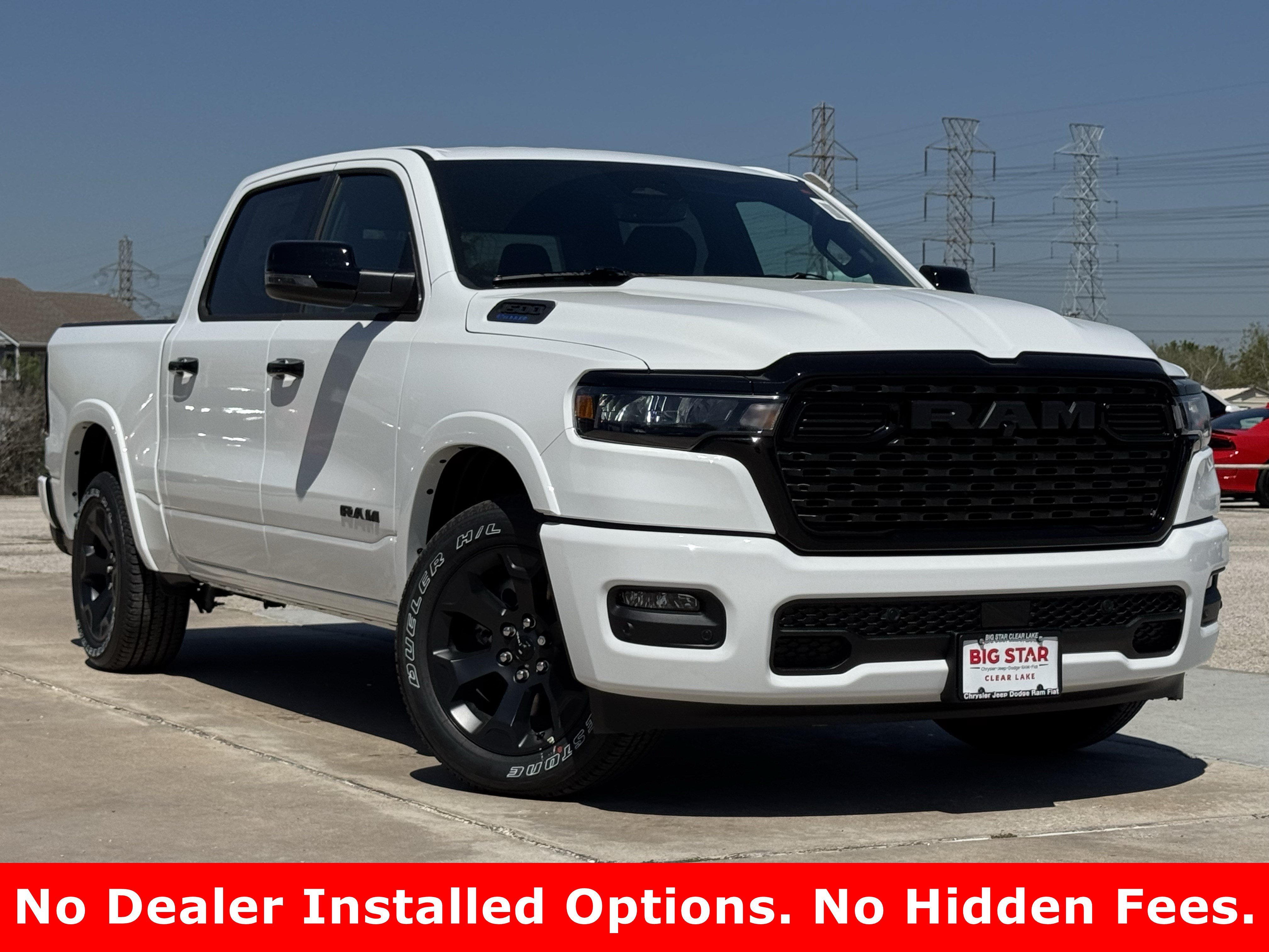 New 2026 Bright White Clear-Coat Exterior Paint RAM Lone Star image 2