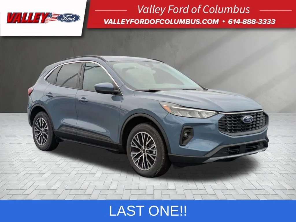 New 2024 Vapor Blue Metallic Ford Plug-in Hybrid image 1