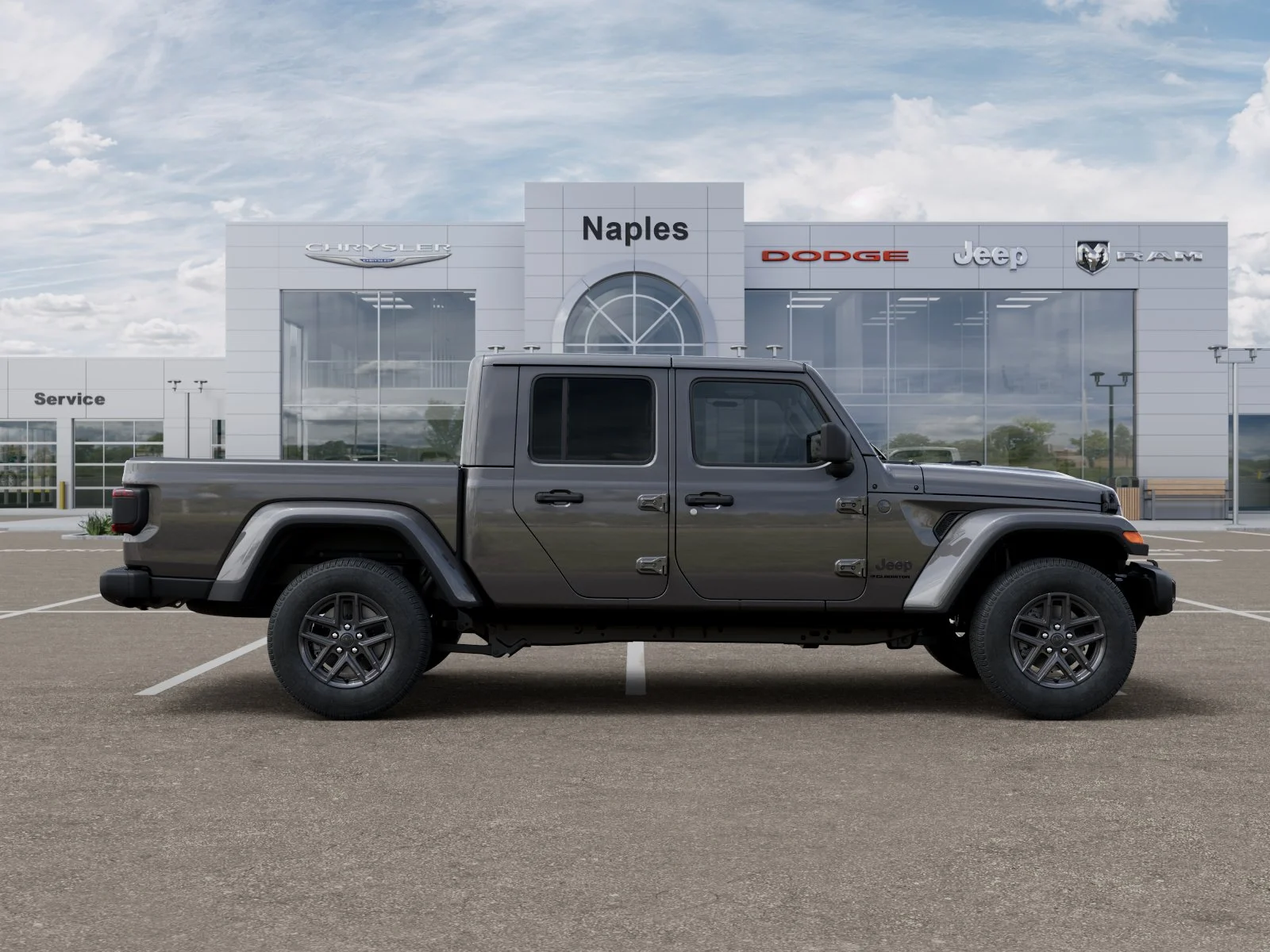New 2026 Granite Crystal Metallic Clear-Coat Exterior Paint Jeep Sport S image 47