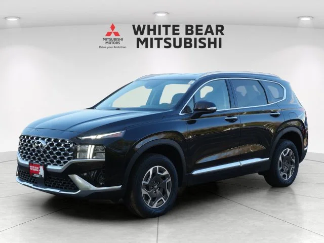 Used 2021 Hyundai Santa Fe Blue with VIN KM8S2DA14MU009022 for sale in White Bear Lake, Minnesota