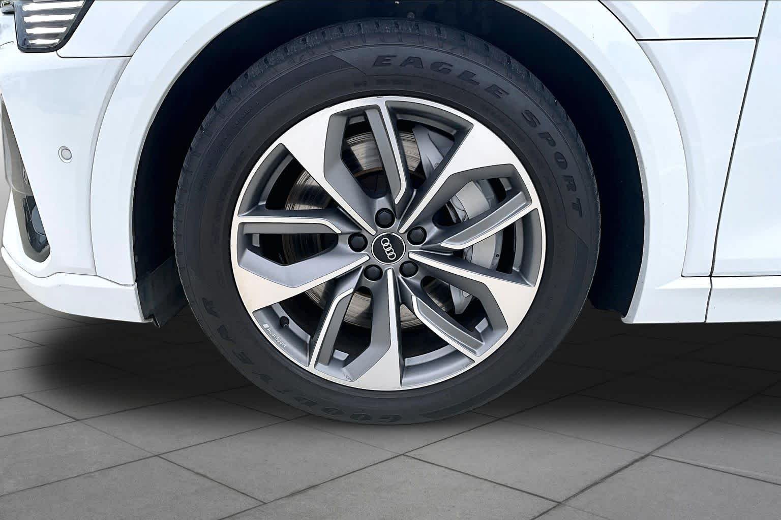 Used 2021 Glacier White Metallic Audi Premium Plus image 10