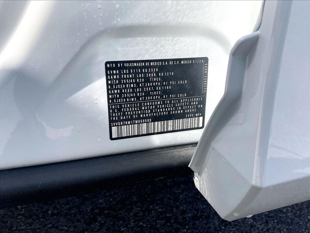 New 2026 White/off-white Volkswagen 2.0T SE R-Line Black image 18