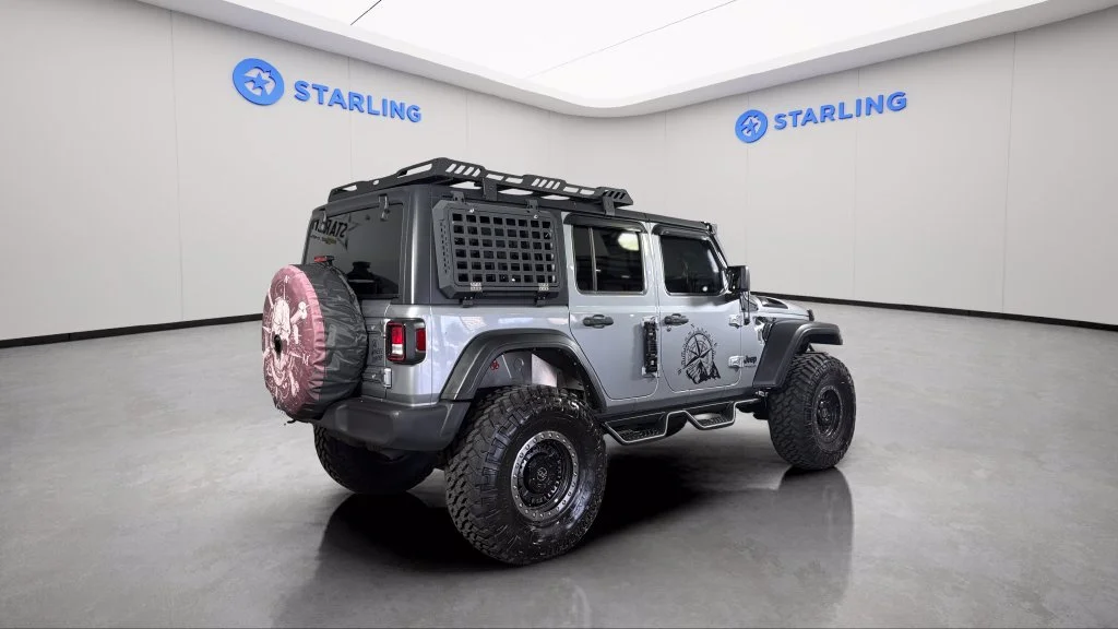Used 2021 Silver Jeep Unlimited Willys image 9