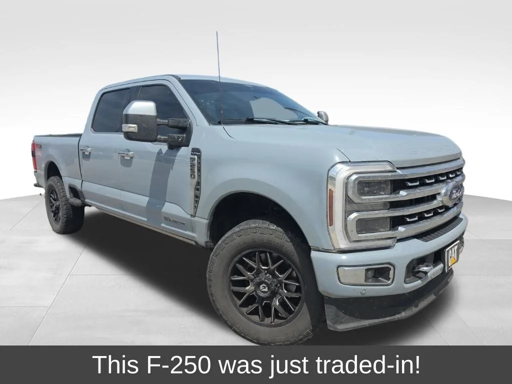 Certified Used 2024 Gray Metallic Ford Platinum image 1