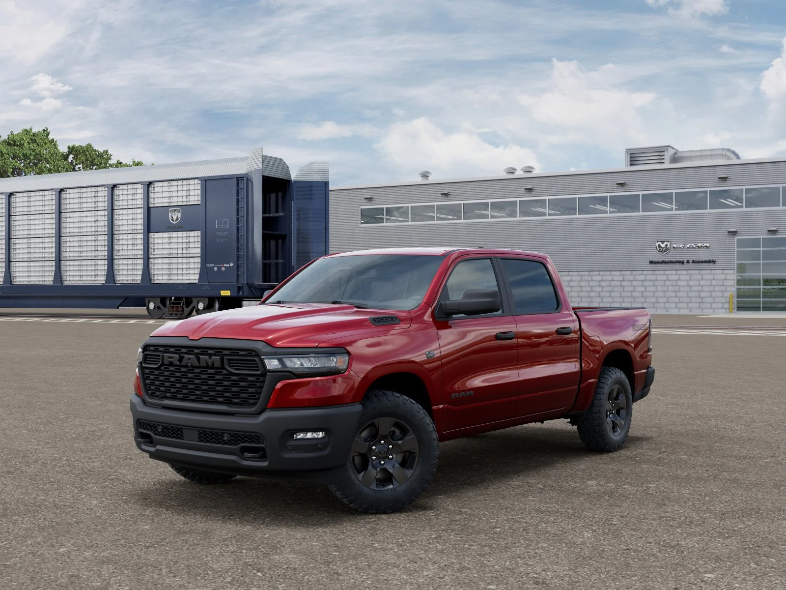 New 2027 Molten Red Pearl-Coat Exterior Paint RAM Warlock image 1