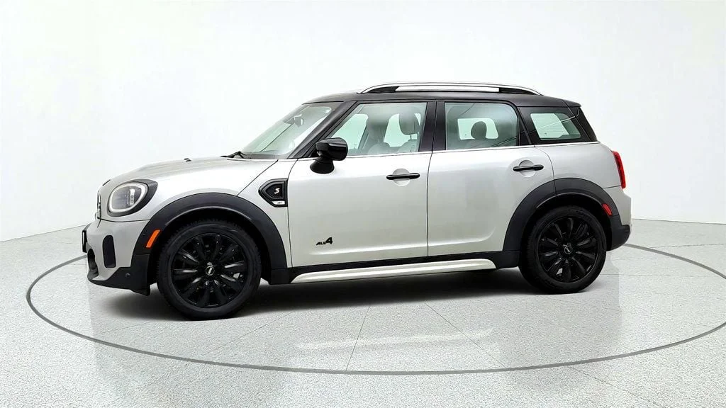 Used 2024 Melting Silver III Metallic MINI Cooper S ALL4, Iconic w/ Chesterfield Leather image 8