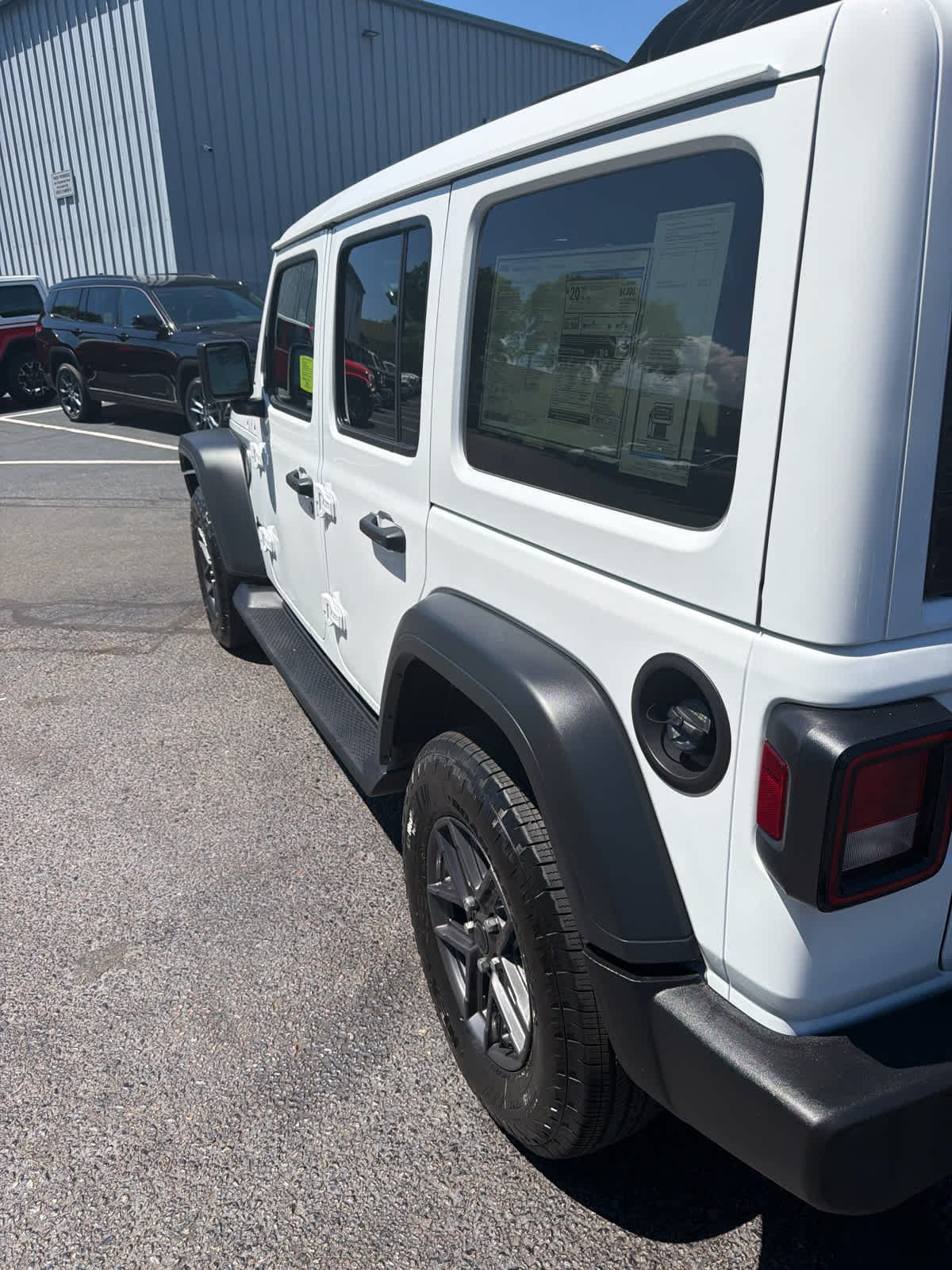 New 2026 Bright White Clear-Coat Exterior Paint Jeep Sport S image 14