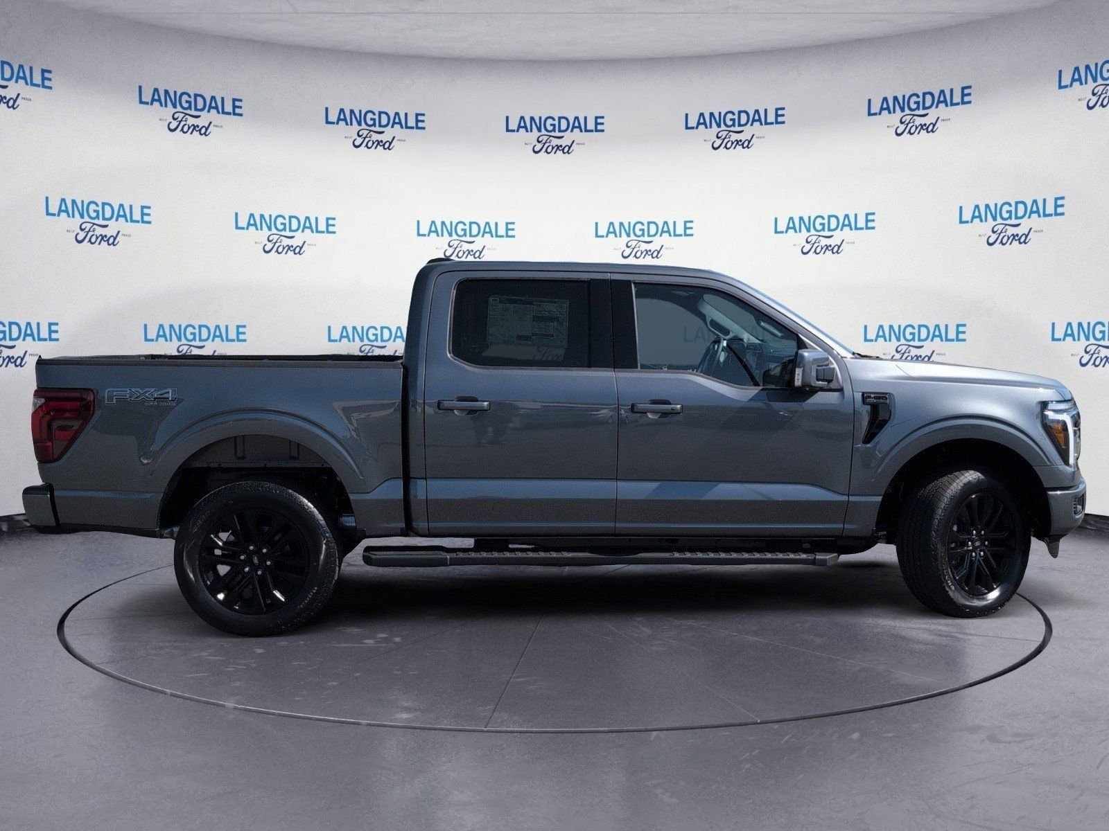 New 2026 Carbonized Gray Metallic Ford Lariat image 3