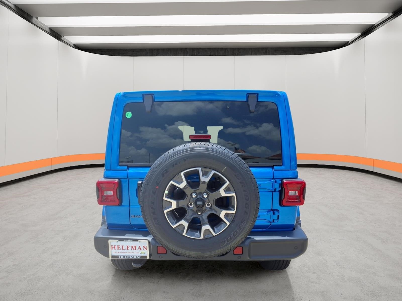 New 2026 Hydro Blue Pearl-Coat Exterior Paint Jeep Sahara image 5