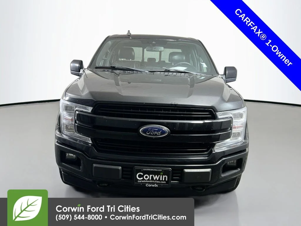Used 2020 Agate Black Metallic Ford Lariat image 4
