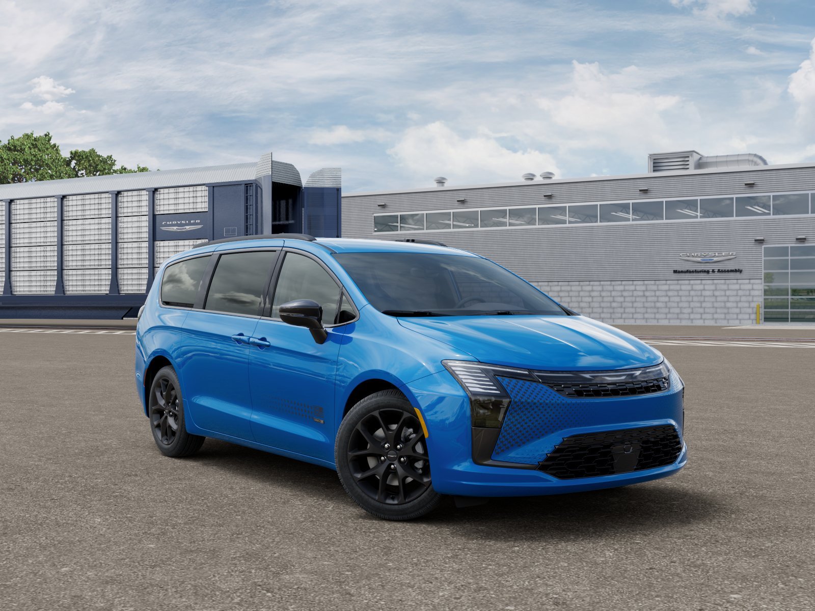 New 2027 Hydro Blue Pearl-Coat Exterior Paint Chrysler Select image 3