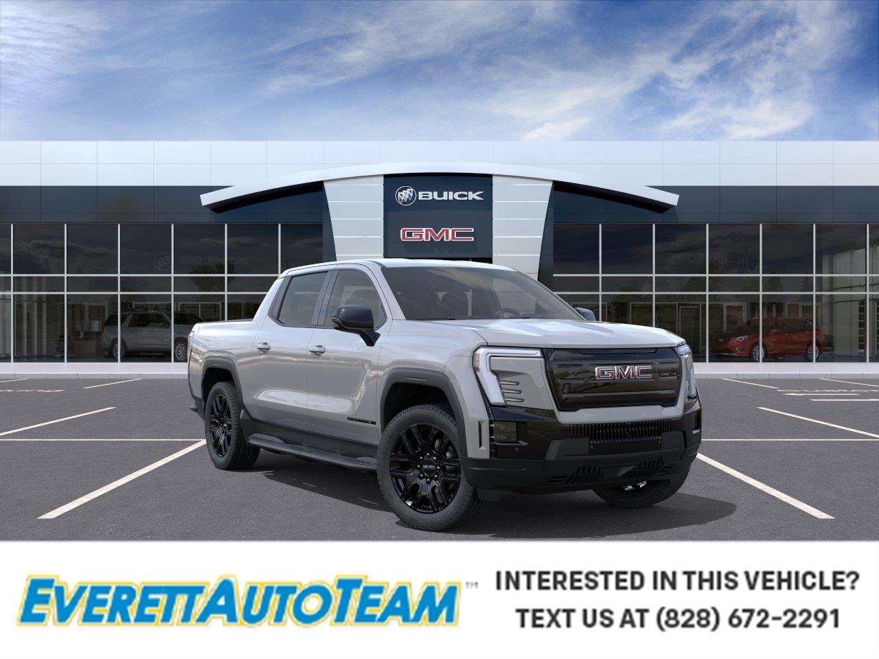 Thunderstorm Gray 2026 GMC Sierra EV Pickup Truck All-Wheel Drive Automatic