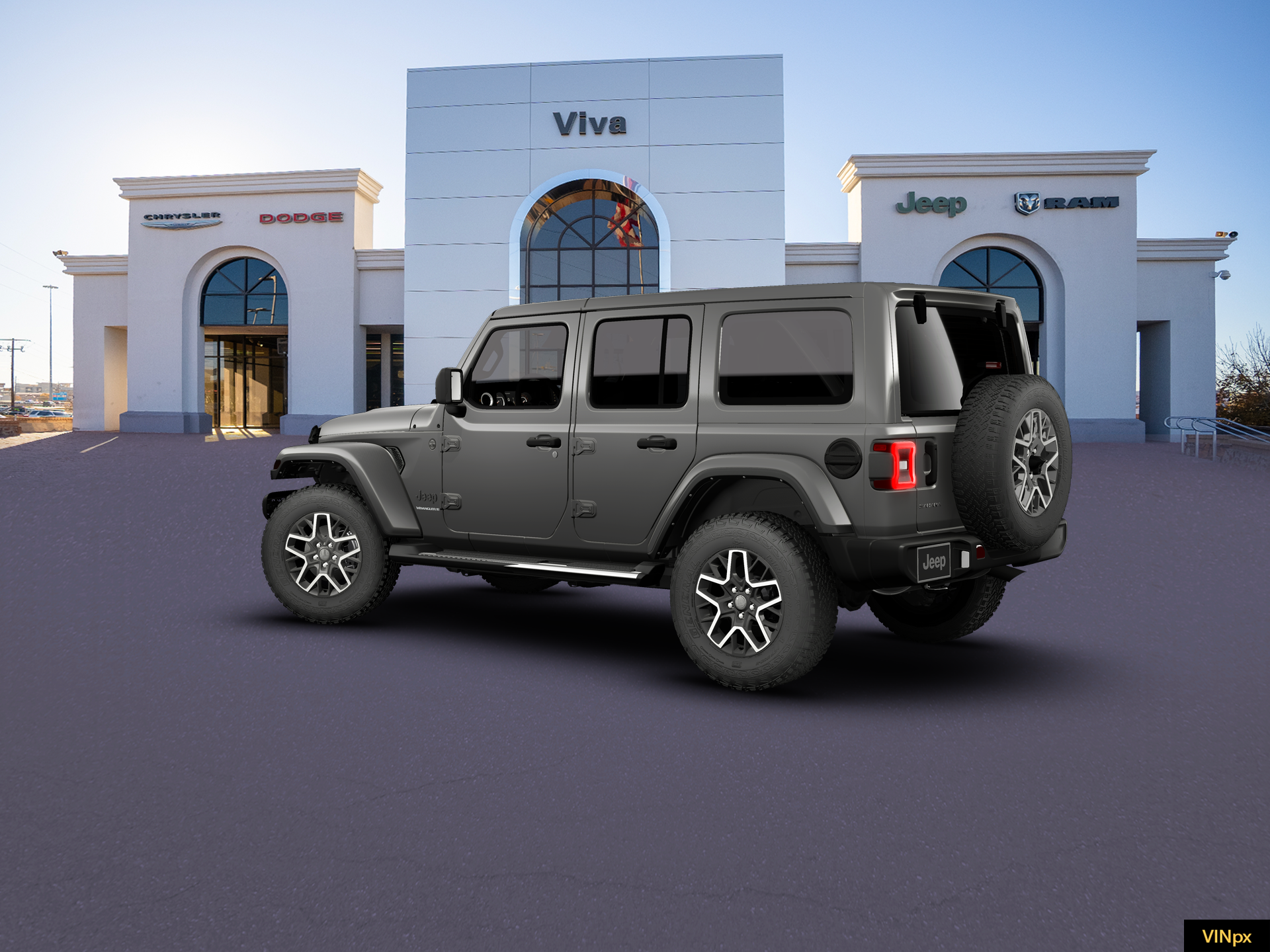 New 2026 Granite Crystal Metallic Clear-Coat Exterior Paint Jeep Sahara image 16