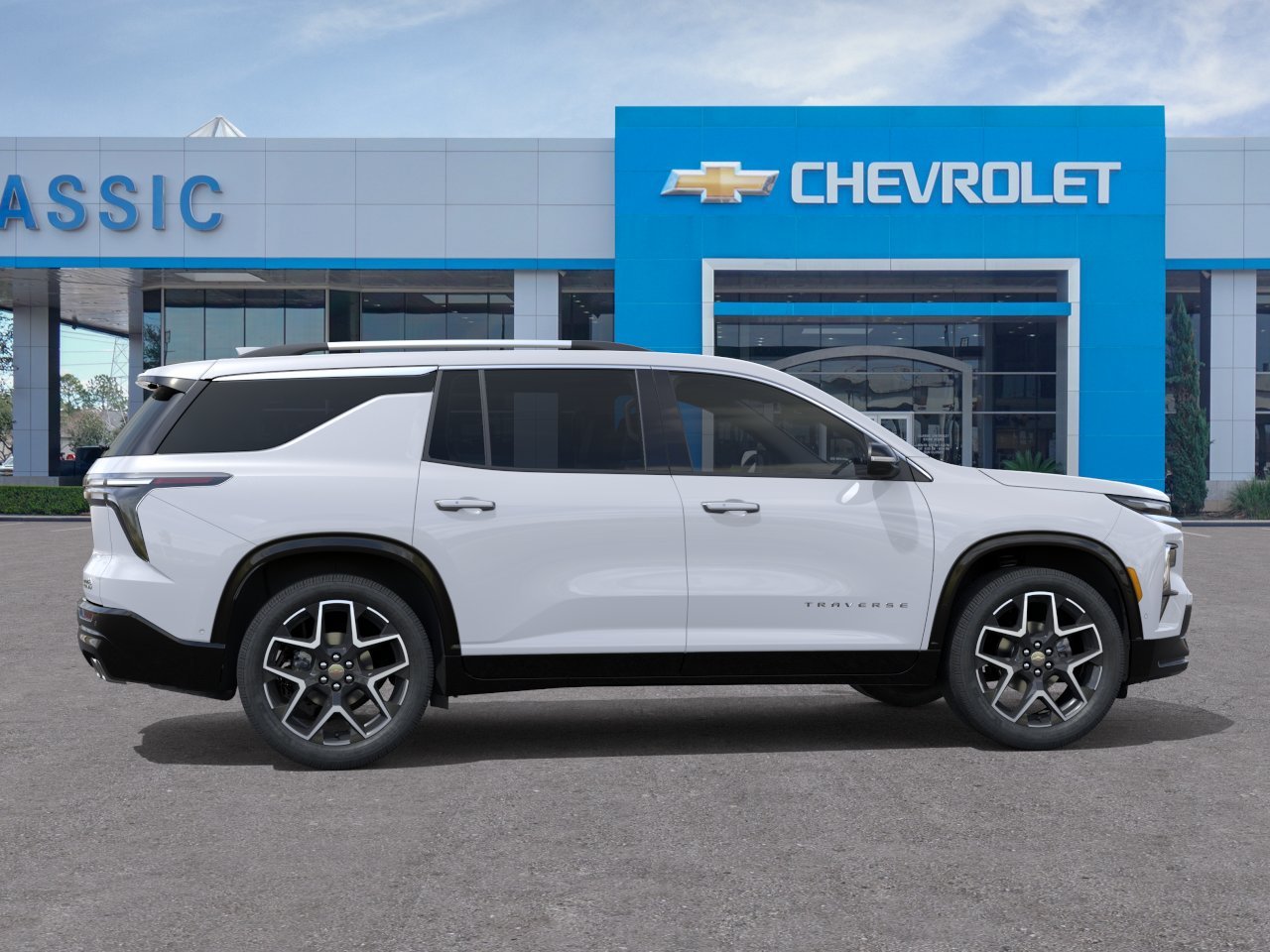 2026 Chevrolet Traverse High Country White at Classic Elite Chevrolet Sugar Land