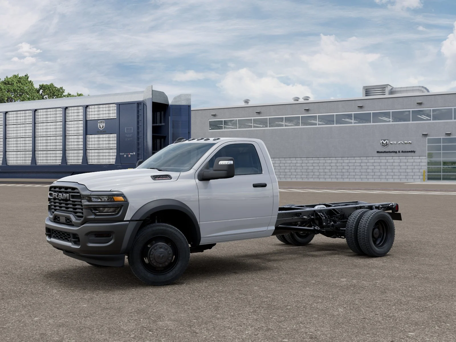 New 2026 Bright White Clear-Coat Exterior Paint RAM TRADESMAN image 1