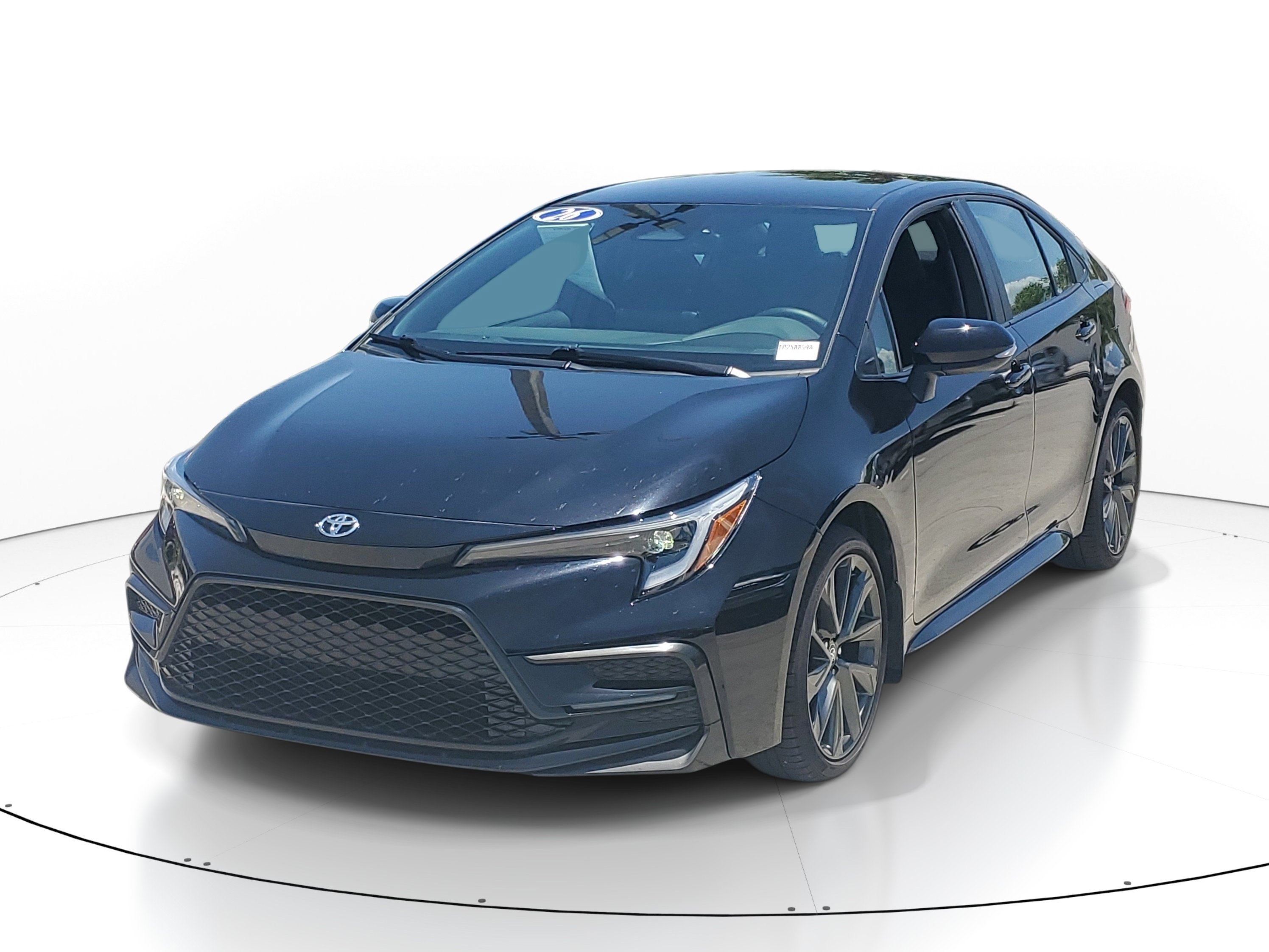 Used 2026 Midnight Black Metallic Toyota SE image 3