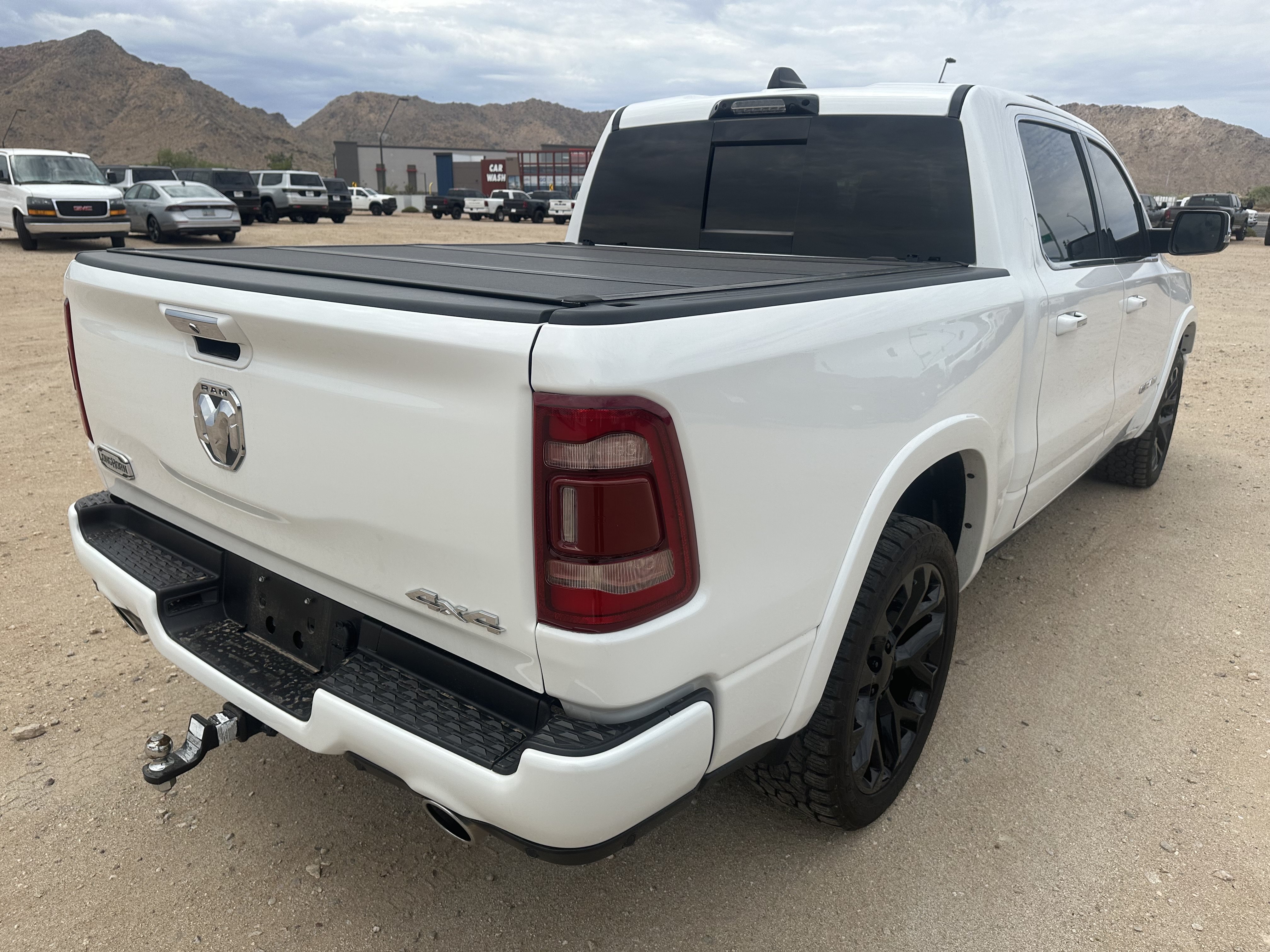 Used 2022 Ivory White Tri-Coat Pearlcoat Ram Longhorn image 5