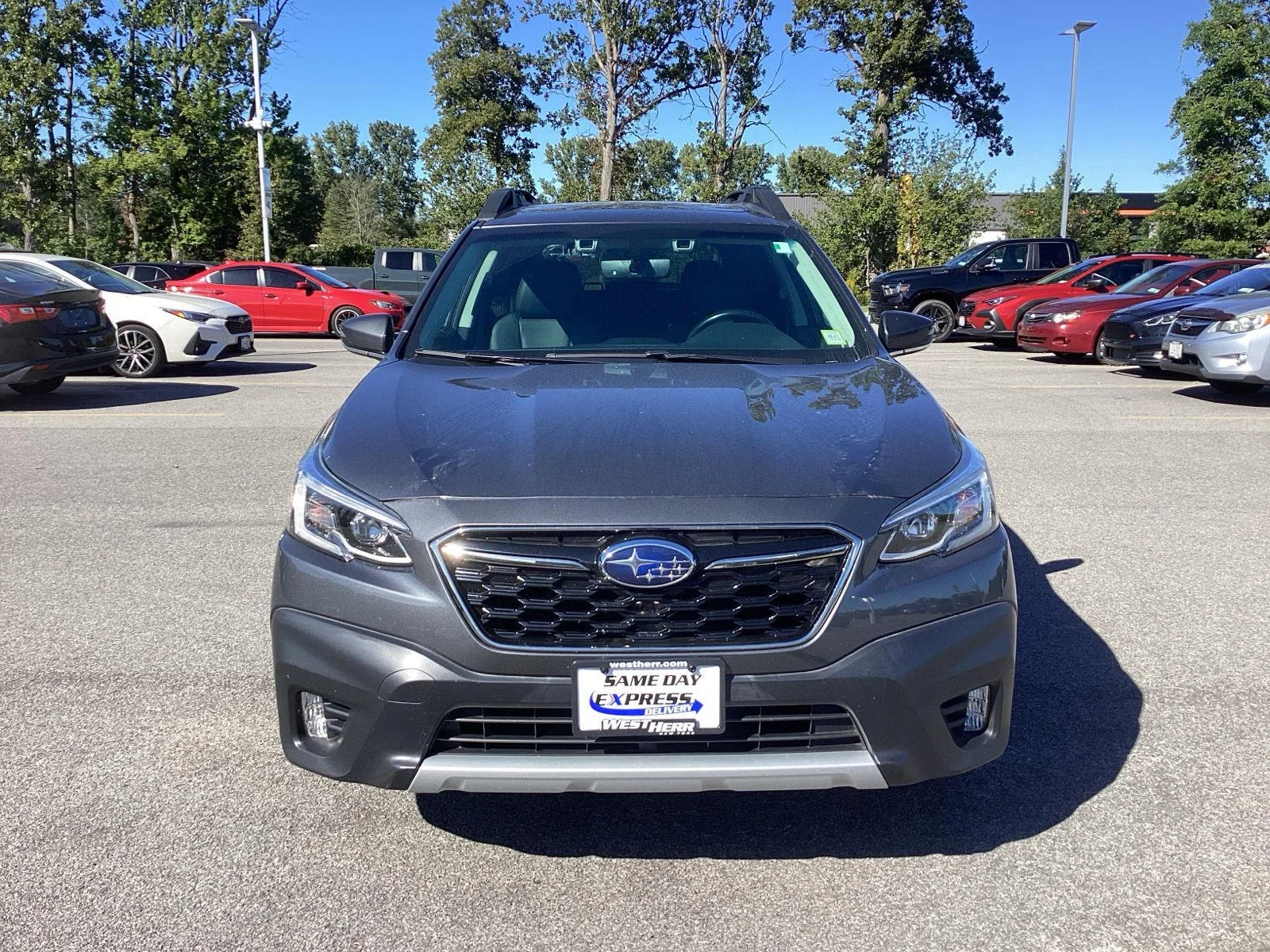 Used 2021 Magnetite Gray Metallic Subaru Limited image 2