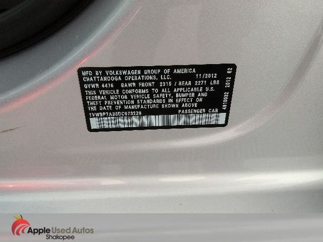 Used 2013 Silver Volkswagen 2.5 SE image 40
