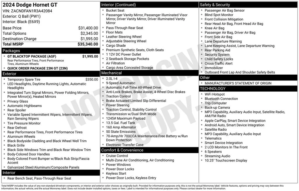 Used 2024 Beige Dodge GT image 32