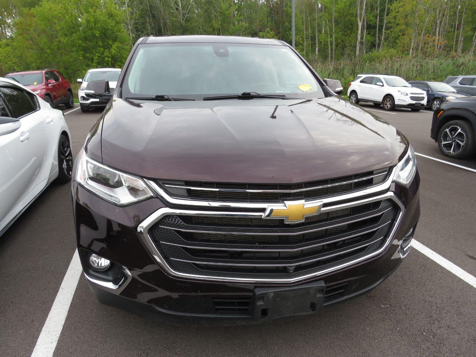 Used 2021 Black Cherry Metallic Chevrolet LT Leather image 3