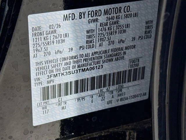 New 2026 Shadow Black Ford Premium image 68
