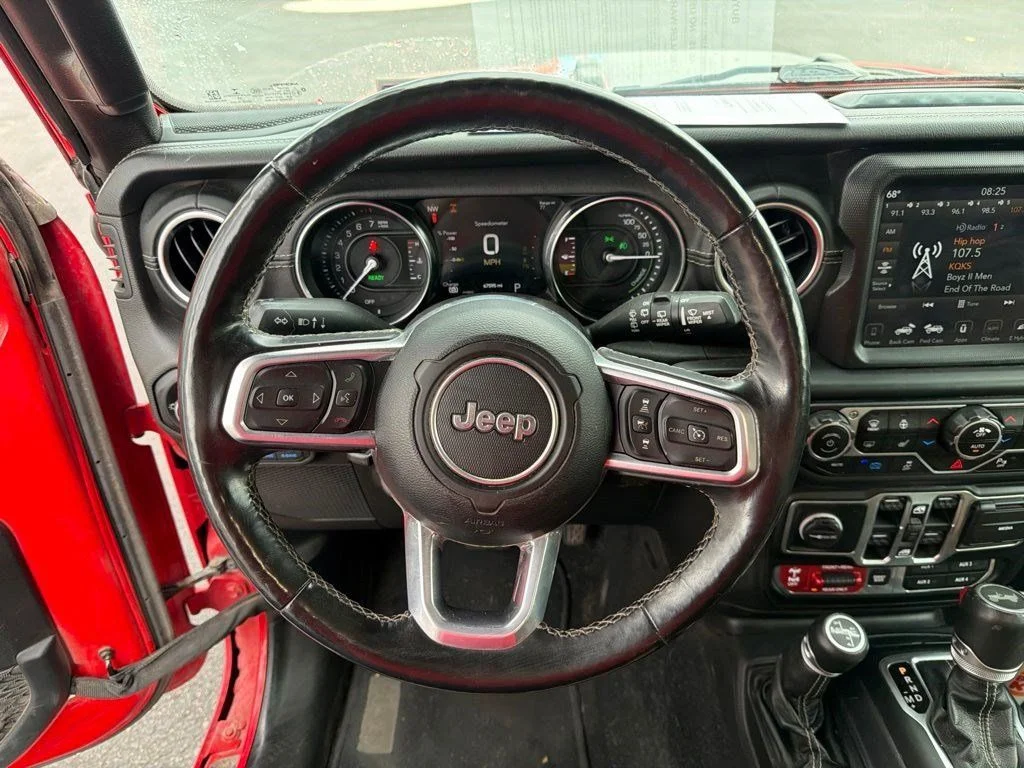Used 2021 Red Clearcoat Jeep Unlimited Rubicon 4xe image 13