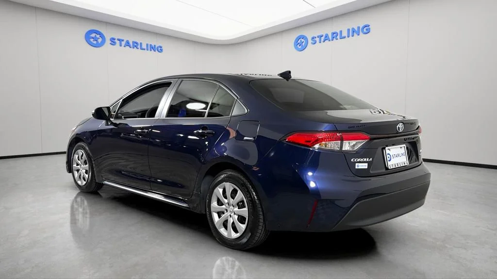 Used 2025 Blue Toyota Hybrid LE image 6