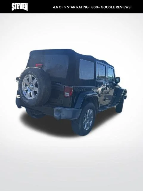 Used 2017 Black Jeep Unlimited Sahara image 7