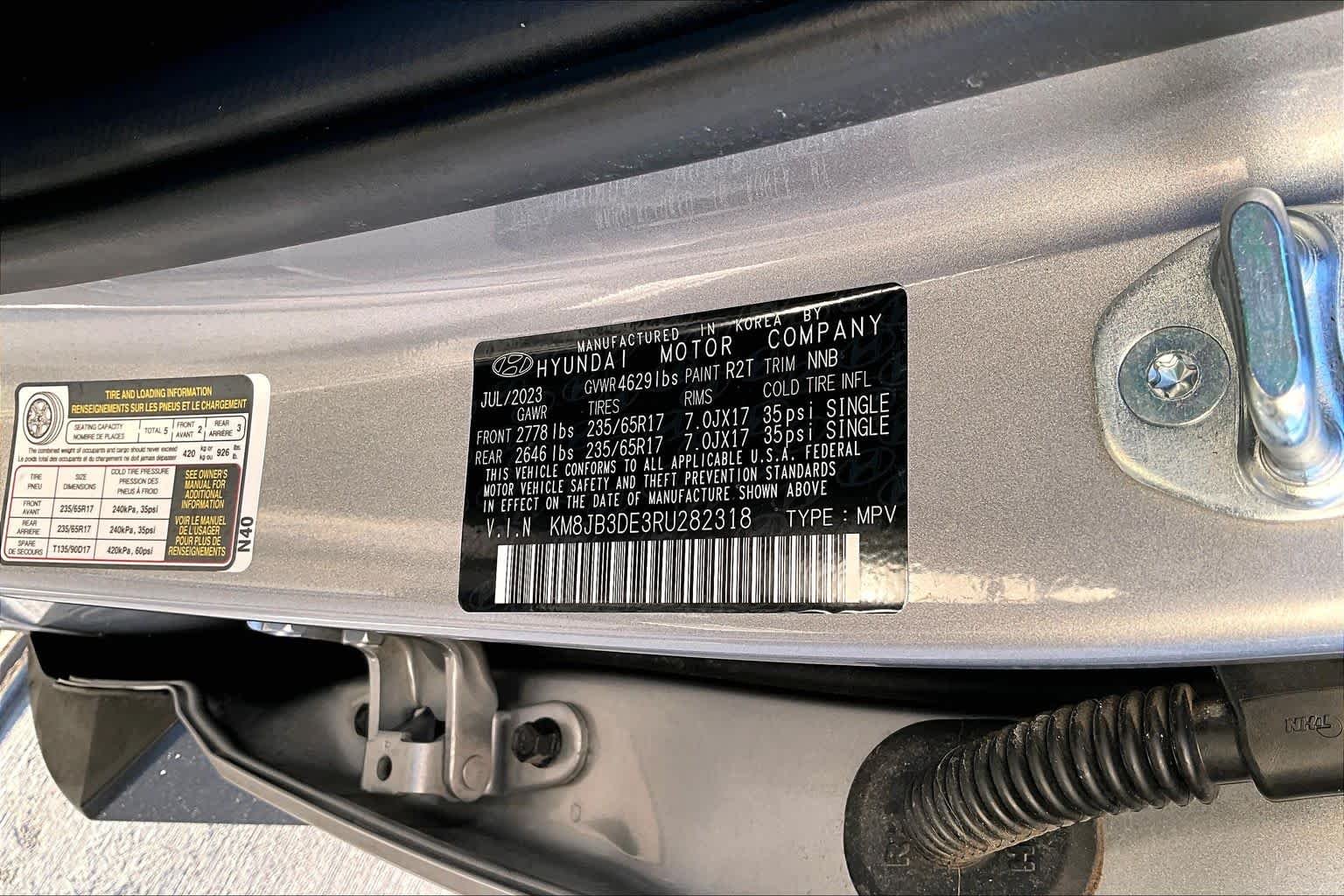 Used 2024 Shimmering Silver Hyundai SEL image 33