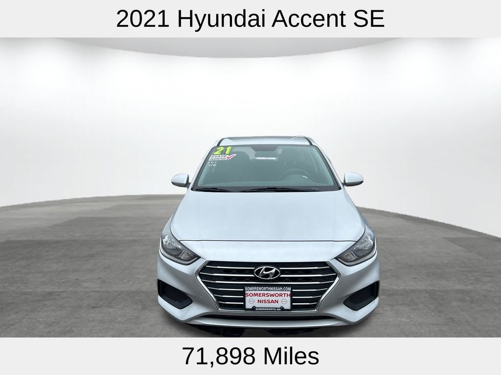 Used 2021 Hyundai Accent SE with VIN 3KPC24A6XME131497 for sale in Somersworth, NH