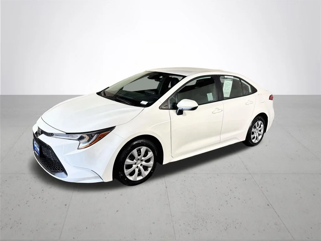Used 2022 White Toyota LE image 2