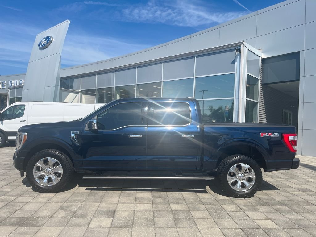 Used 2023 Blue Metallic Ford Platinum image 3