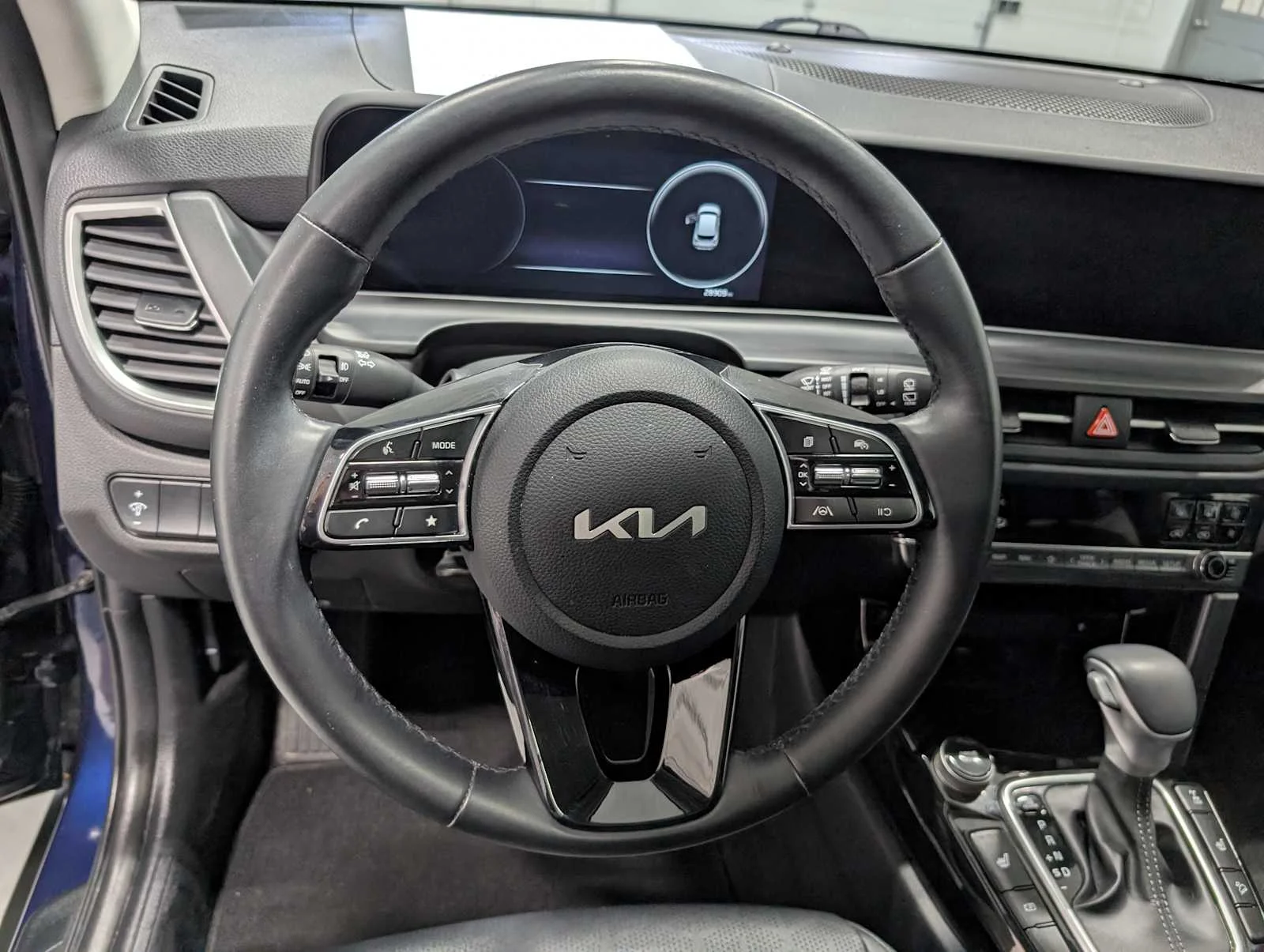 Used 2024 Dark Ocean Blue Kia EX image 36