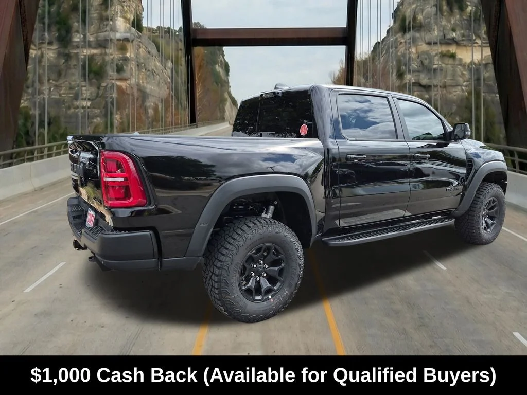 New 2026 Diamond Black Crystal Pearl-Coat Exterior Paint RAM RHO image 9