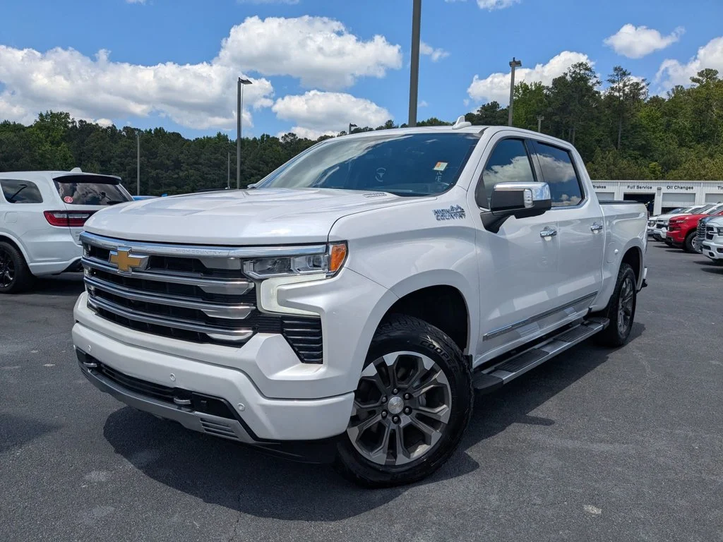 Used 2023 Iridescent Pearl Tricoat Chevrolet High Country image 1