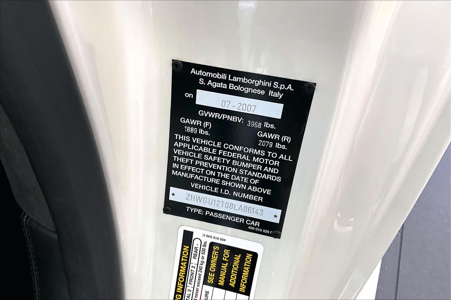 Used 2008 Bianco Monocerus Lamborghini  image 30