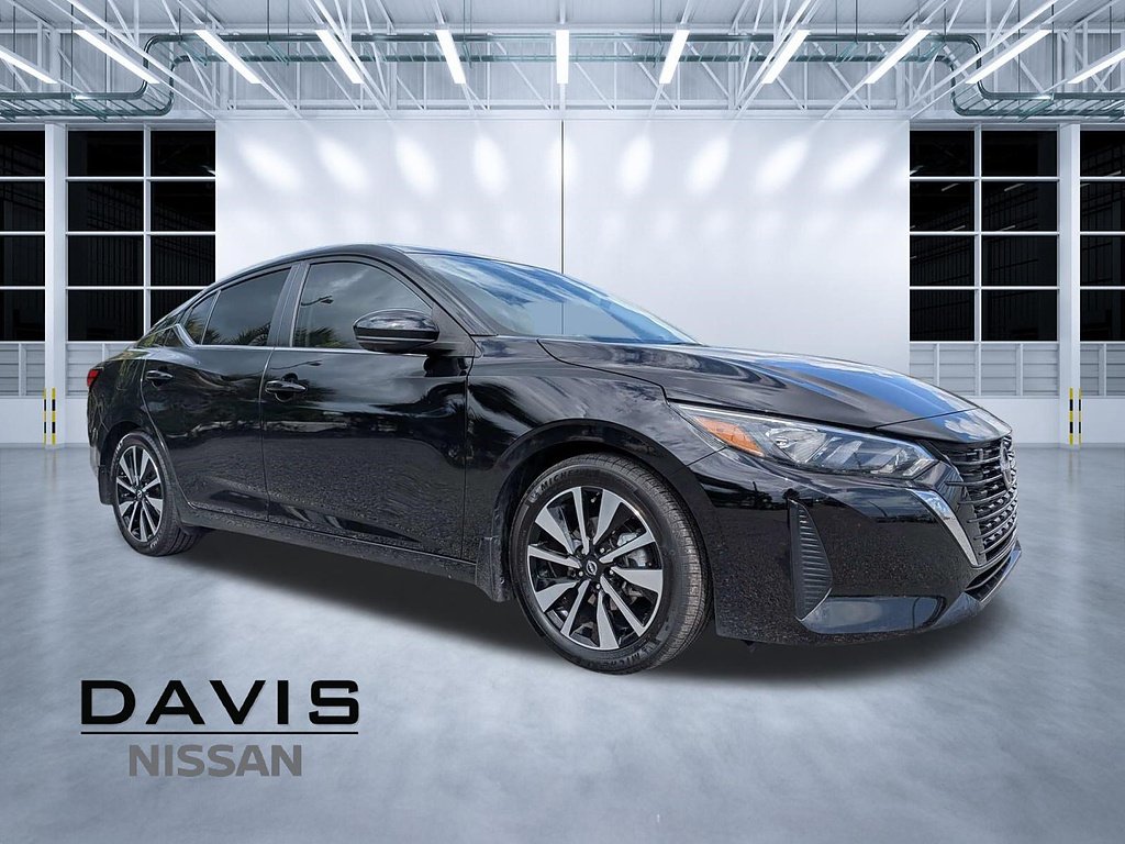 Used 2025 Super Black Nissan SV image 1