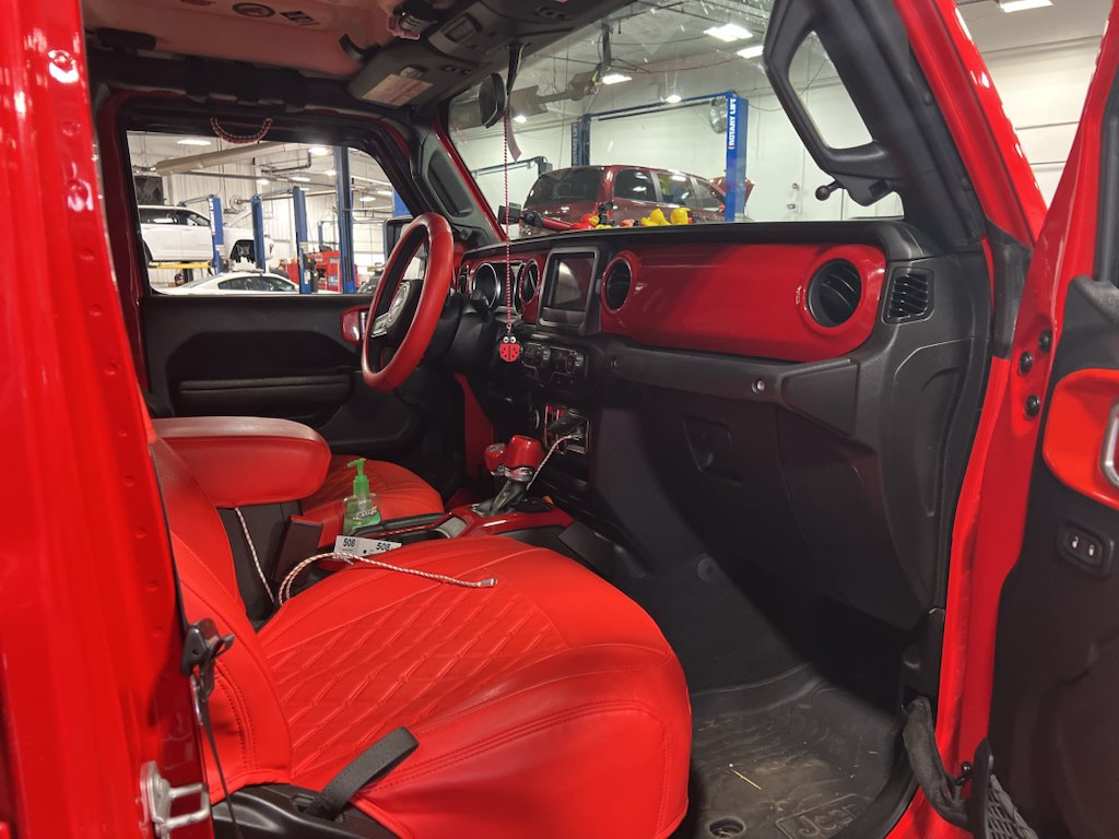 Used 2023 Firecracker Red Clearcoat Jeep Sport S image 10