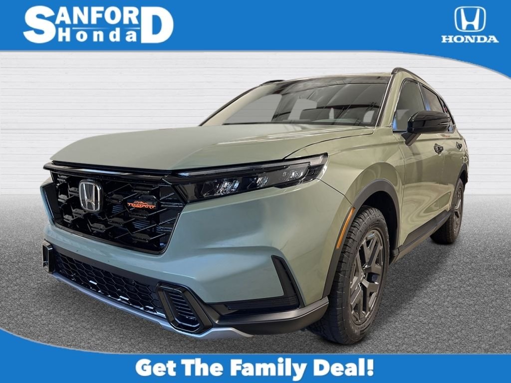 New 2026 Ash Green Metallic Honda AWD TrailSport Hybrid image 1