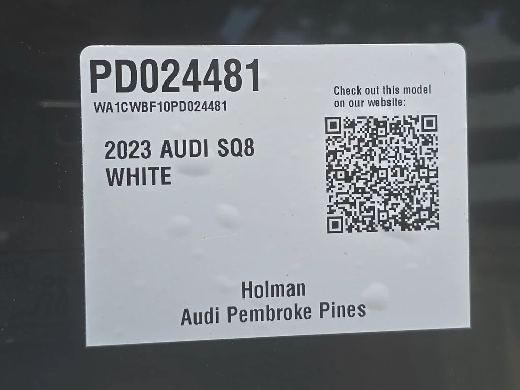 Used 2023 White Audi 4.0T Prestige image 33
