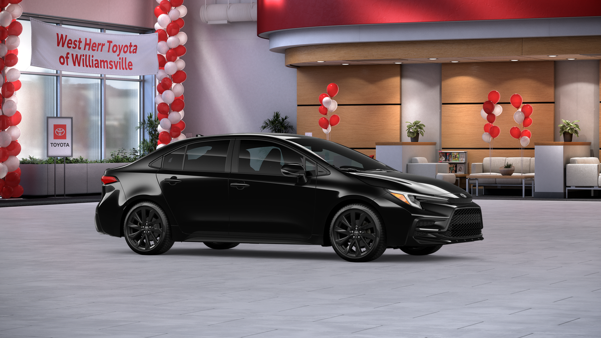 New 2026 Midnight Black Metallic Toyota SE image 13