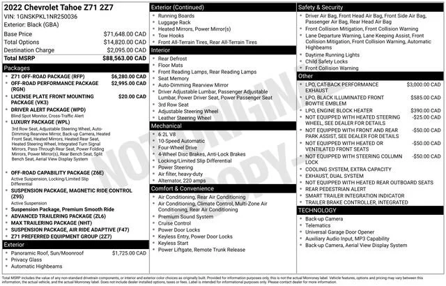 Used 2022 Black Chevrolet Z71 image 34