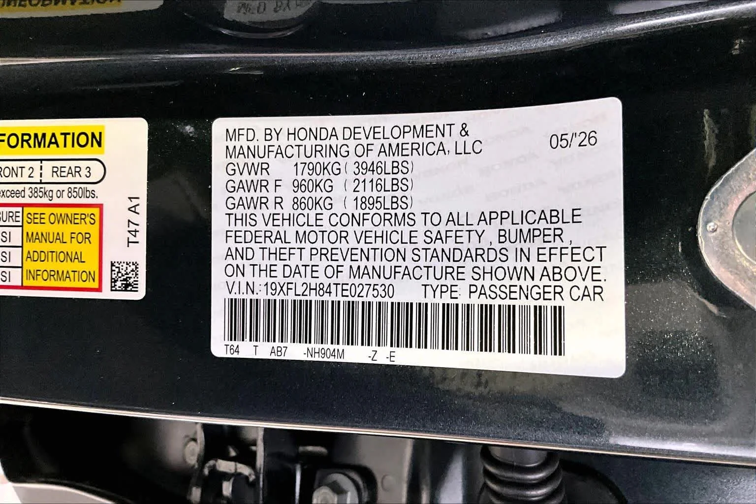 New 2026 Meteorite Gray Metallic Honda Sport image 22