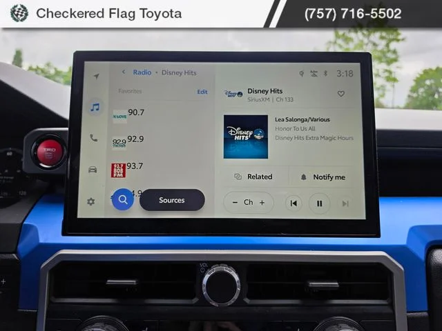 Used 2024 Blue Crush Metallic Toyota TRD Off-Road image 12